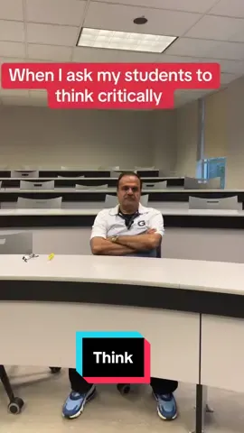 We do not make our students think critically. Why do we discourage thinking? Why do young people do not think? #drrajtok #drrajtok #think 