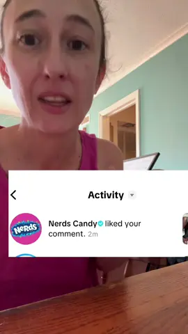 You guys!!!  Ok no more posting for me today. I have somehow been seen by @Nerds Candy and for a brief moment they were aware of my undying affection 🤣 Anyway, this is my favorite thing about social media and the internet these days, being able to directly connect with the brands and folks we love. If you read this, Nerds, thank you for making a superior candy. I am life long customer (40 years 🤯) and I am sharing your amazingness with my daughters now. 😍 #nerds #nerdclusters  #bestcandyintheland🤩🤩  #candy  #fyp