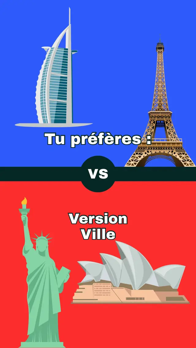 Tu préfères quelle ville toi ? #tupreferes #thisorthat #wouldyourather 