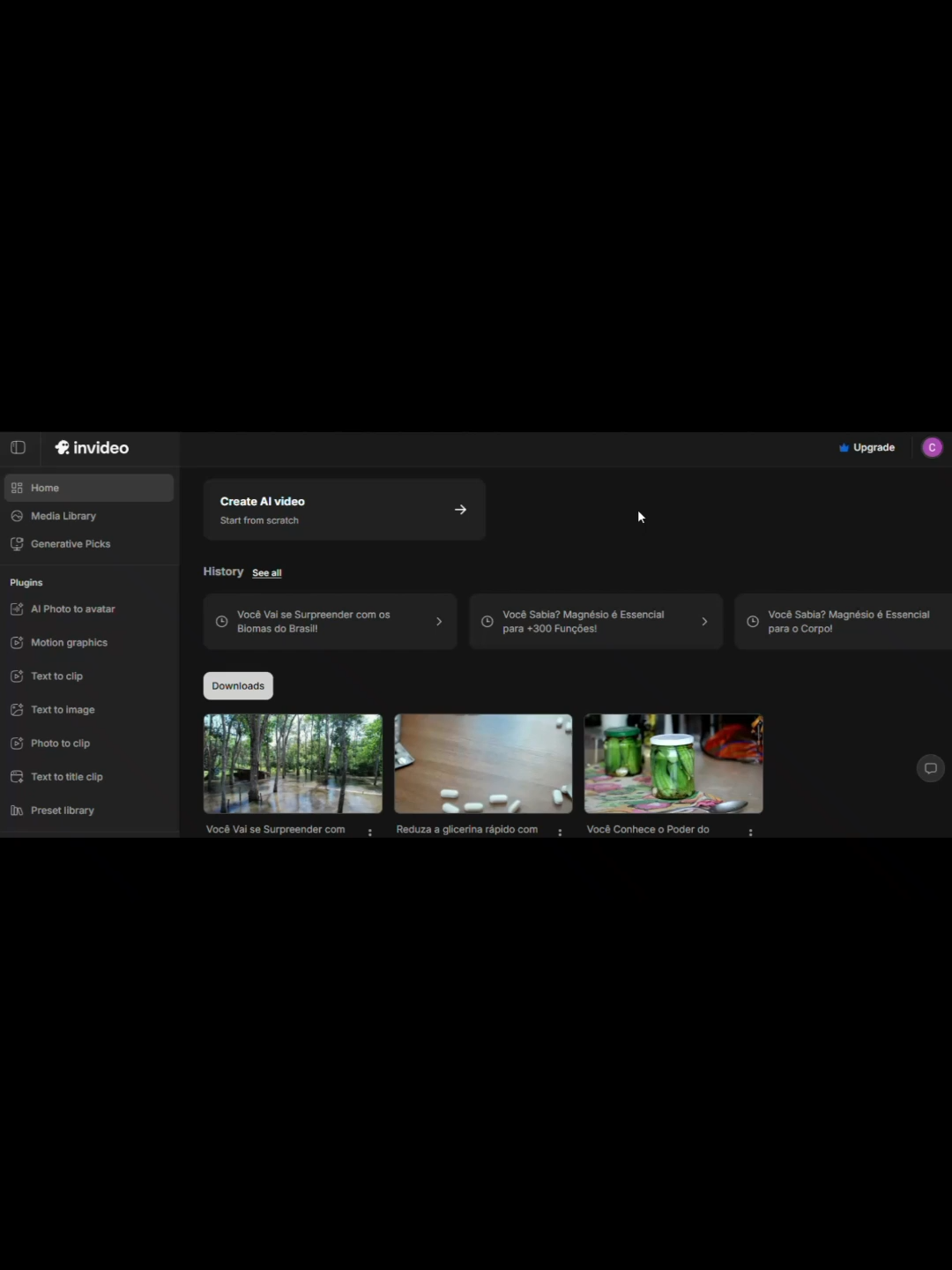 INVIDEO: CRIE VÍDEOS PARA ESTUDAR, TRABALHAR E GANHAR GRANA.  @todos    #invideo #ia