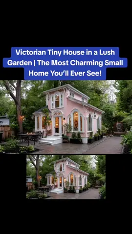 Victorian Tiny House in a Lush Garden | The Most Charming Small Home You’ll Ever See! #cozyathome #aesthetic #tinnybedroom #Home #fypシ゚viral 