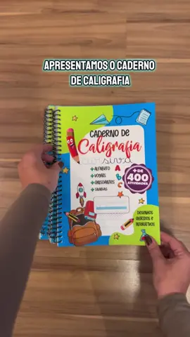 📖✏️ Quer ver seu filho(a) escrever bonito de verdade? 👉 Esse Caderno de Caligrafia Cursiva tem +400 atividades pra criança aprender: 	•	Alfabeto completo (maiúsculas e minúsculas) 	•	Vogais e consoantes 	•	Sílabas simples e combinadas ✅ Passo a passo fácil ✅ Linhas-guia pra treinar com precisão ✅ Desenhos coloridos e interativos que deixam o estudo divertido ⚡ Resultado? Escrita mais firme, organizada e rápida — sem enrolação! 🎒 Ideal para crianças em fase de alfabetização e pra quem quer reforçar a letra cursiva com diversão. 👉 Clique no link e garanta já o seu! #caligrafia #caligrafiacursiva #cadernodecaligrafia #livrodecaligrafia 