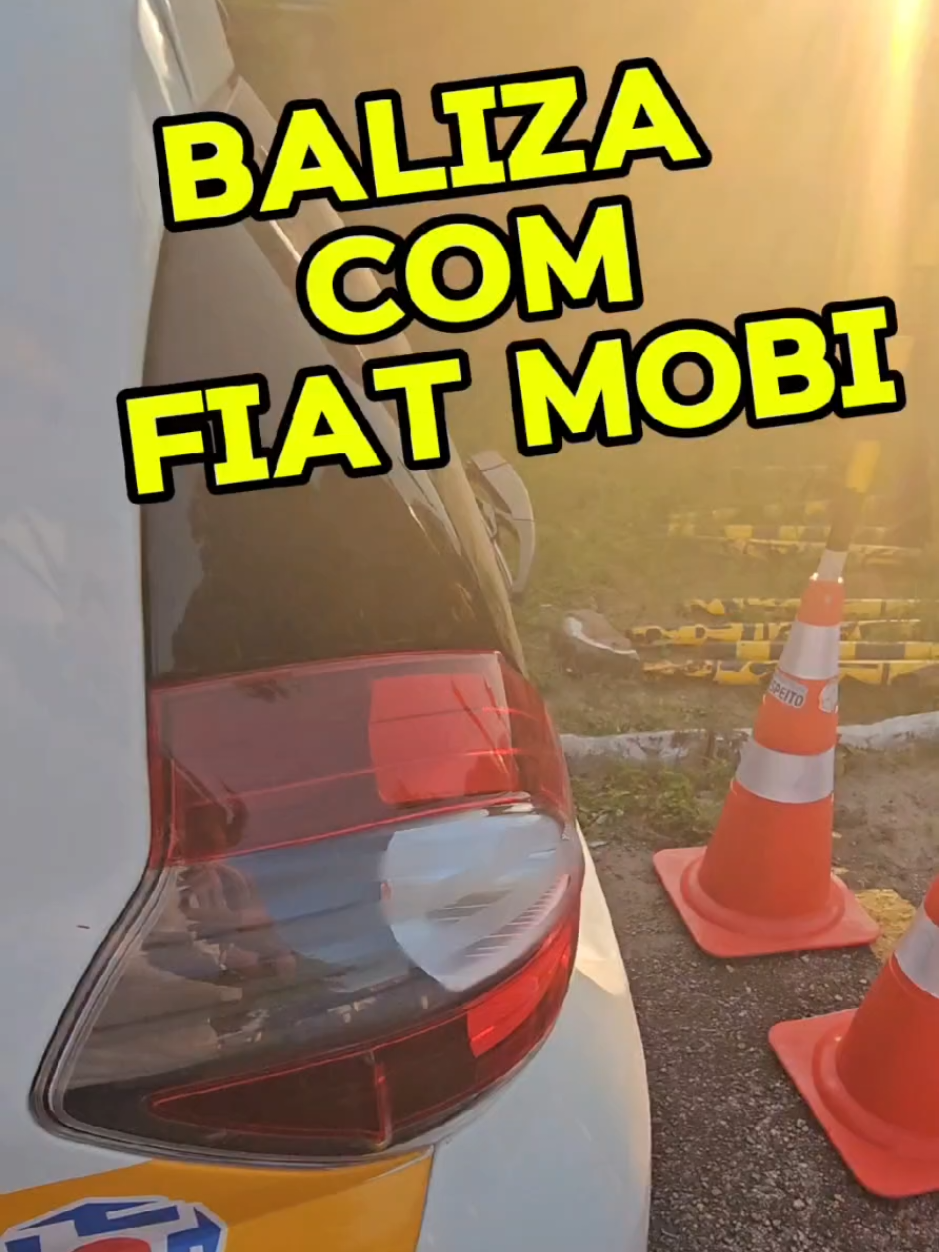 Baliza com Fiat Mobi! #DetranRN  #baliza  #CategoriaB  #provapraticadetran  #examespraticos @Felipe Péricles @Felipe Péricles @Felipe Péricles 
