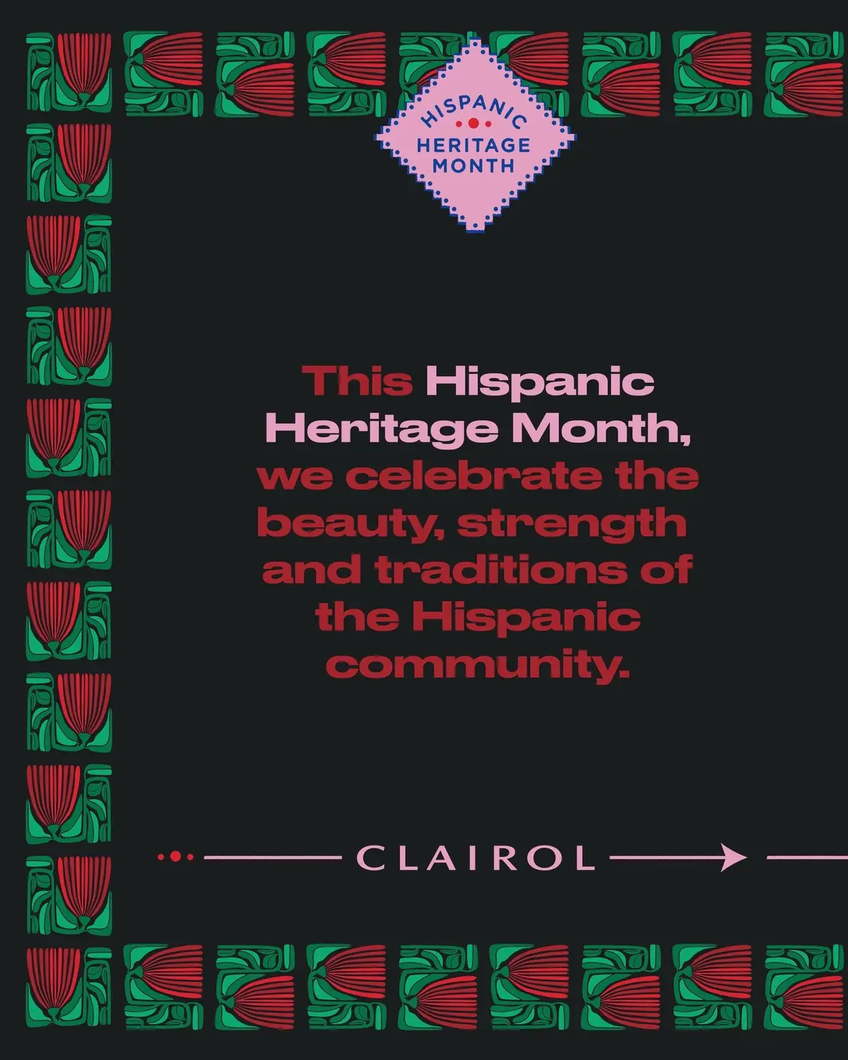 Happy Hispanic Heritage Month! Through “Hairitage”, we honor heritage and hair—uplifting shared stories, generational rituals, and traditions that connect us.✨ Join us in celebrating all month long.  ❤️ #Clairol #Hairitage #HHM #HispanicHeritageMonth