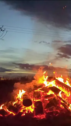 10 minute relaxing Sunset Autumn Campfire pt2 #meditate #sen #sleeping 