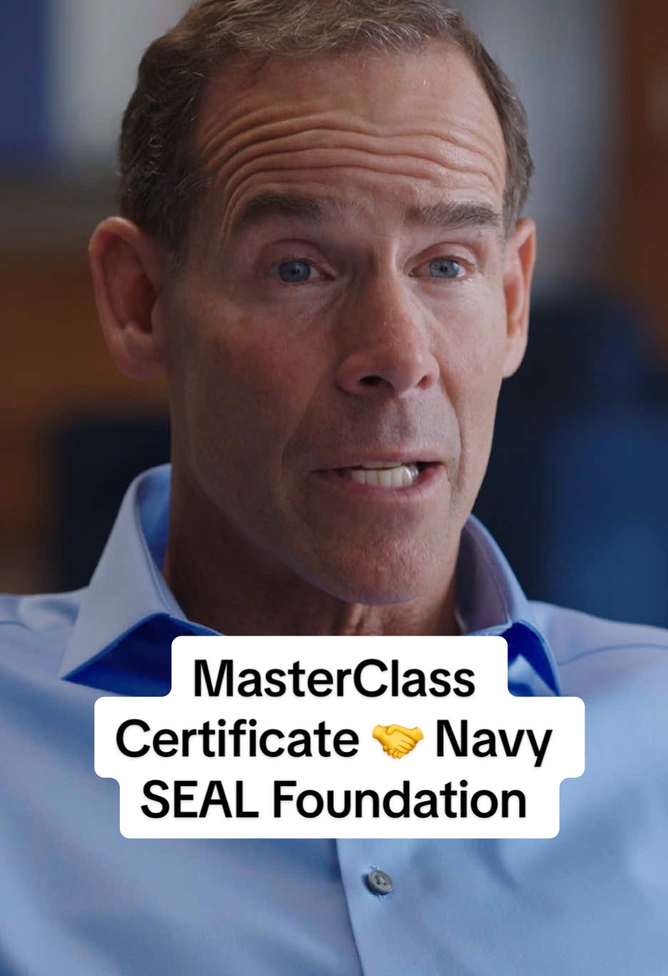 Calm is a skill. Train for it. Introducing Leadership and Decision-Making Under Pressure, a new #MasterClass Certificate course built in partnership with the Navy SEAL Foundation. Pre-enrollment is now open. More at link in bio. 