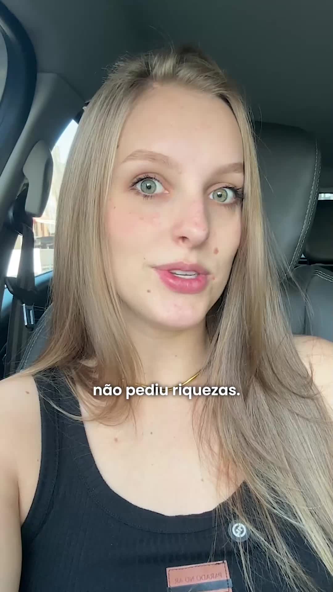 Para de pedir dinheiro pra Deus. Pede visão, sabedoria e clareza.