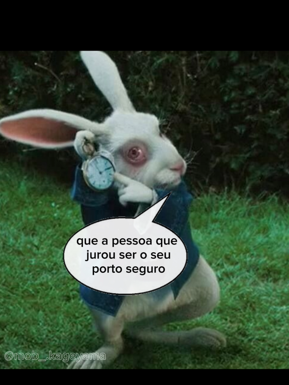 é só questão de tempo  #tempo #limerence #vida #coelho #filosofia 