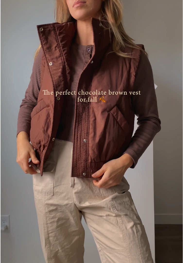 A great, great color for a vest! #vest #vests #falloutfitinspo #falloutfitideas #casualstyle 