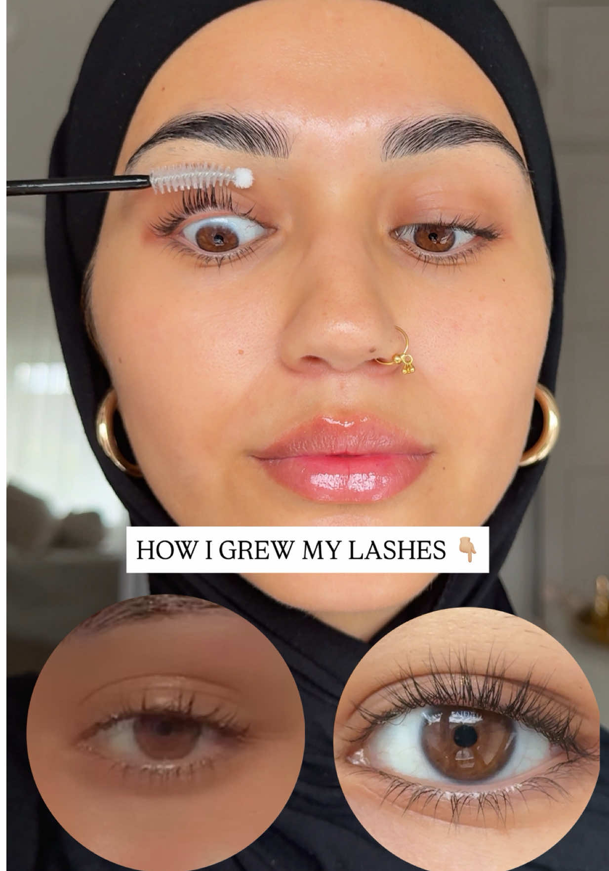 From barely there to WOW lashes! I have to put you on @COSNORI eyelash serum ✨💫