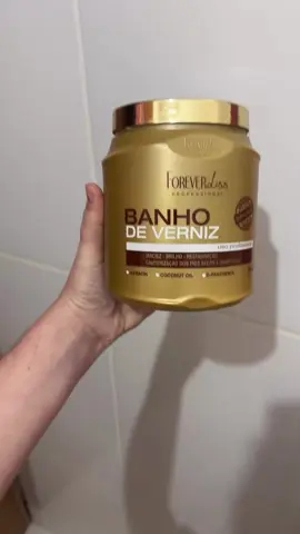 Máscara banho de verniz #verniz #banhodeverniz #mascara #foreverliss 