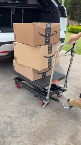 🔗In Bio! Save Your Back With This Lift Table Cart 🛒 #amazonhome #amazongadgets #saveyourback #LifeHack #newgadgets 