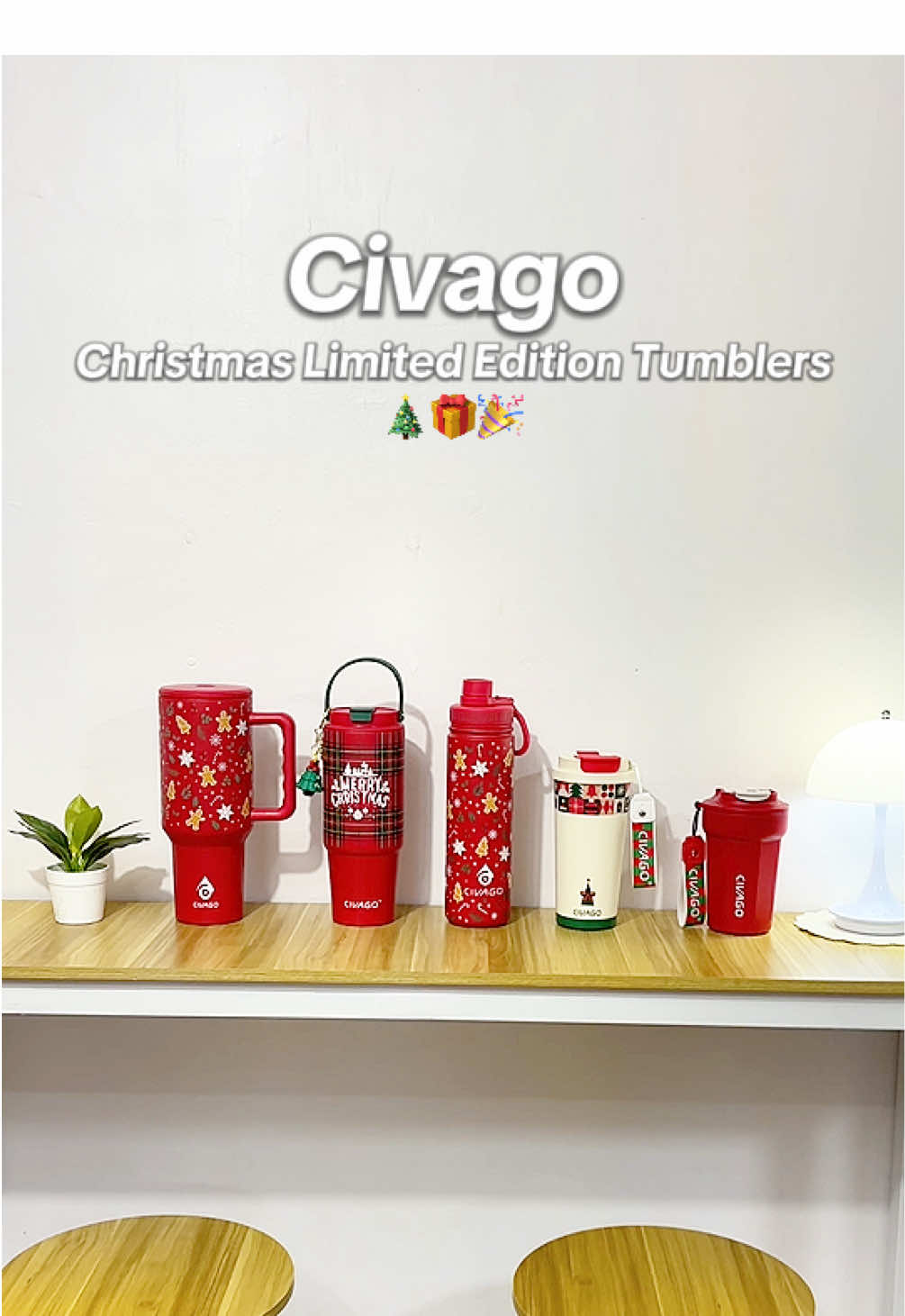 Civago Christmas Limited Edition 🎄🎁🎉 #tumblers #civago #giftidea @Civago.ph 