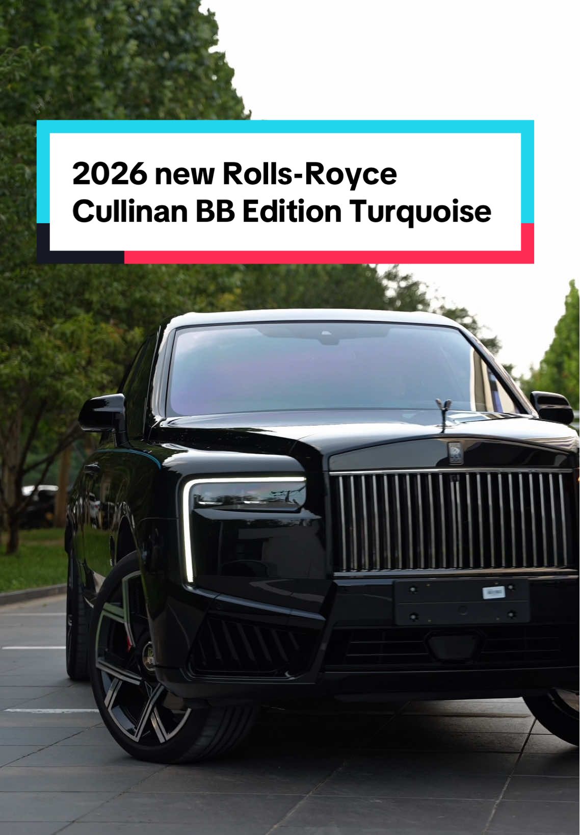 🔥 Rate 1-10 for the new 2026 Rolls-Royce Cullinan BB Edition Turquoise - ultimate luxury car #rollsroyce #cullinan #turquoise #rollsroycecullinan #fyp 