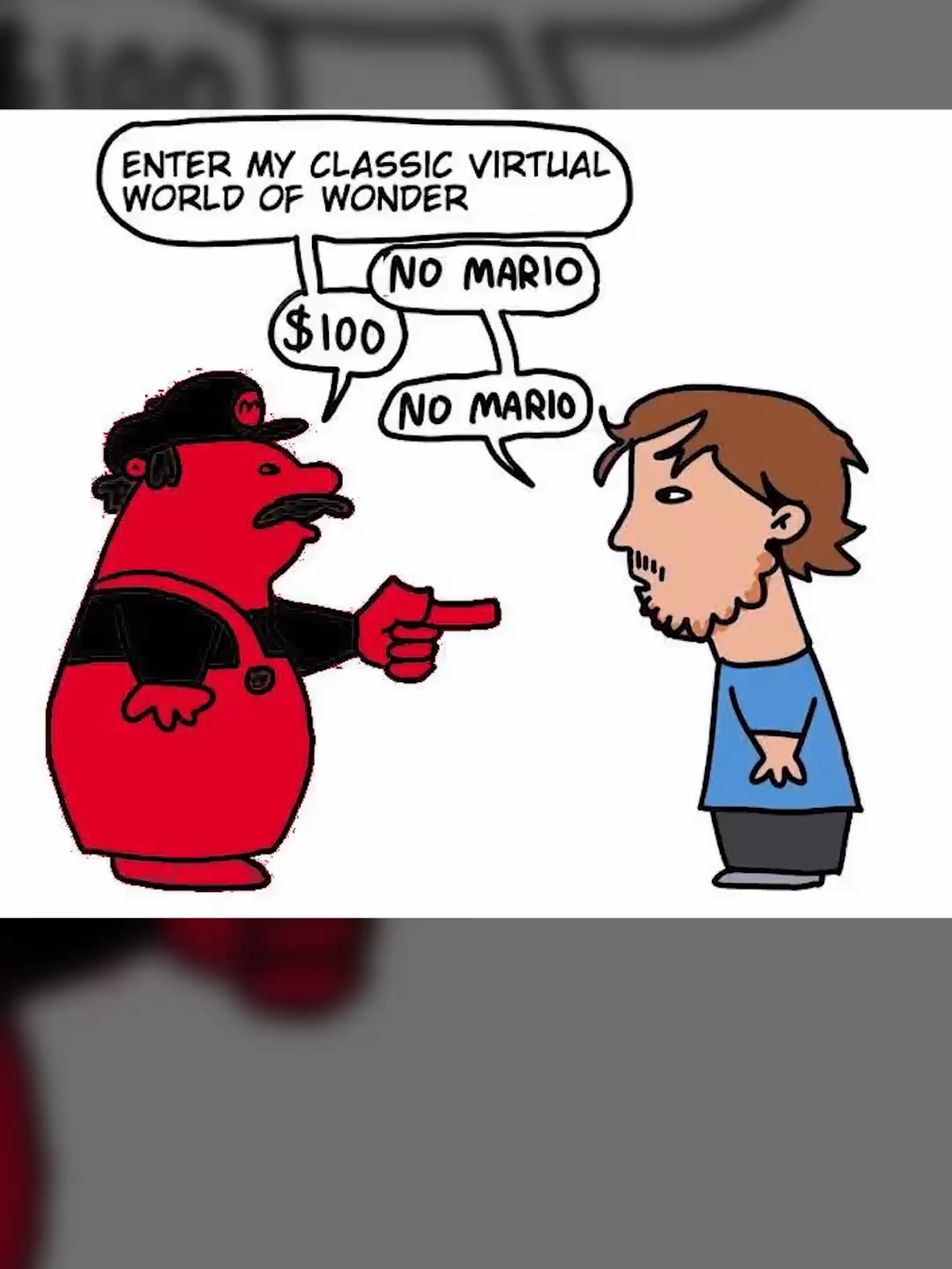 No Mario #vinesaucevinny #vinesauce #streamer #fyp #gaming #youtuber #nintendo #nintendoswitch #virtualboy #meme