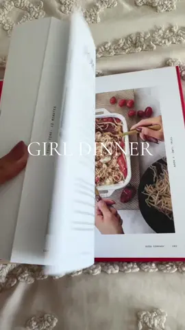 A GIRL DINNER recipe book are you kidding me?! #girldinner #cookbook #recipes #FoodTok #tiktokshopcreatorpicks 