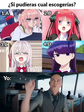 1 A y tú  #Anime #astolfo #ninonakano #alyaroshidere #komisan 