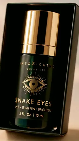 First time trying Snake Eyes Eye Serum 👁️ Packaging is 🔥 and the formula feels so smooth. Excited to see results. #SkincareUnboxing #EyeSerum #LiftTightenBrighten