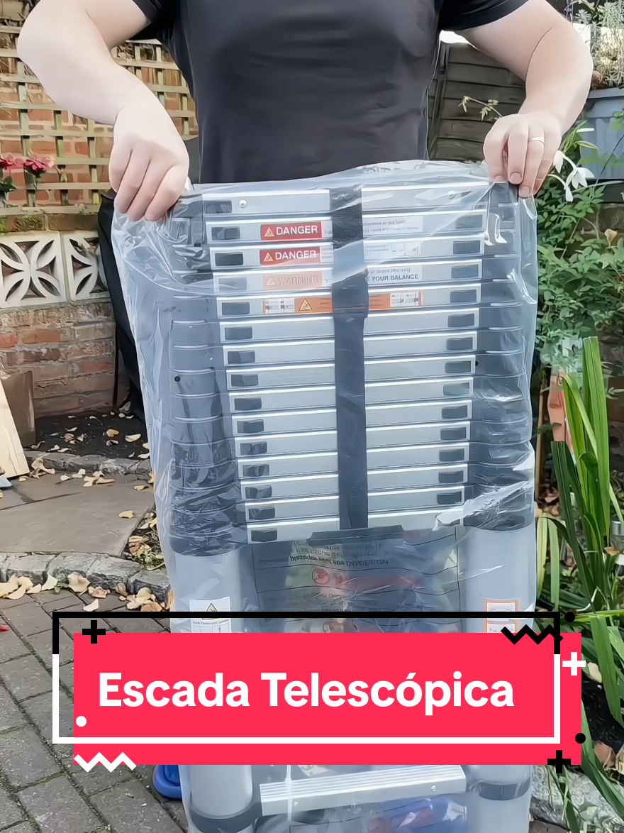Escada Telescópica De Alumínio 11 Degraus 4.4 Metros*   #escadatelescopica   #escadaaluminio   #escada11degraus   #escada44m   #escadaprofissional              