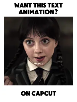 WITHOUT PRO❗️Text animation tutorial on #CapCut  #capcuttutorial #edithelp #edittutorial #wednesdayedit #wednesdaynetflix #enidedit #capcutpioneer #trendedit #wednesday2 #agnesdemille 