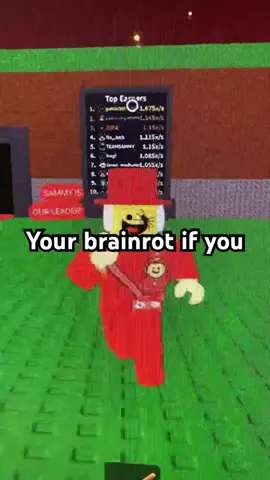 Your brainrot if you #roblox #sammy #stealabrainrot 