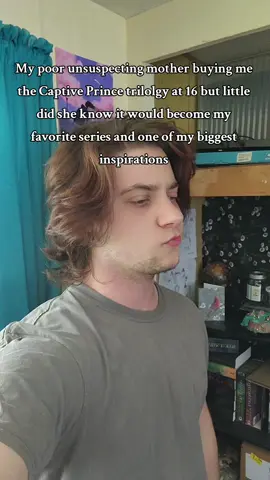 I would take that as a threat. CP has heavy topics, and it was from this trilogy that I learned how interesting and fun heavy themes could be, and then ran with it. #captiveprince #author #inspiration #fantasybooks #fyp 