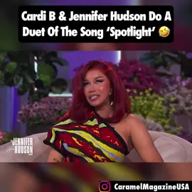 Cardi B And Jennifer Hudson Singing Spotlight Together Might Be The Best Thing On Daytime TV Right Now 🤣🎶 #CardiB#JenniferHudson 