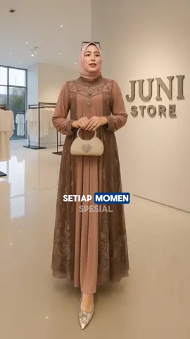 Shankarra Baju Gamis Brokat Dua layer #dress #gamis #setelanwanita #fashionwanita #fyp 