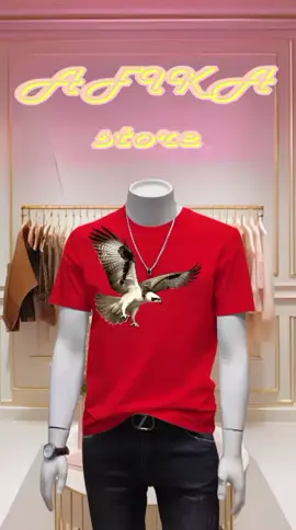 Baju kaos pria dan wanita bahan catton combed 24s sablon print DTF ELANG PUTIH #kaos #priawanita #lenganpendek #cotton #sablon 