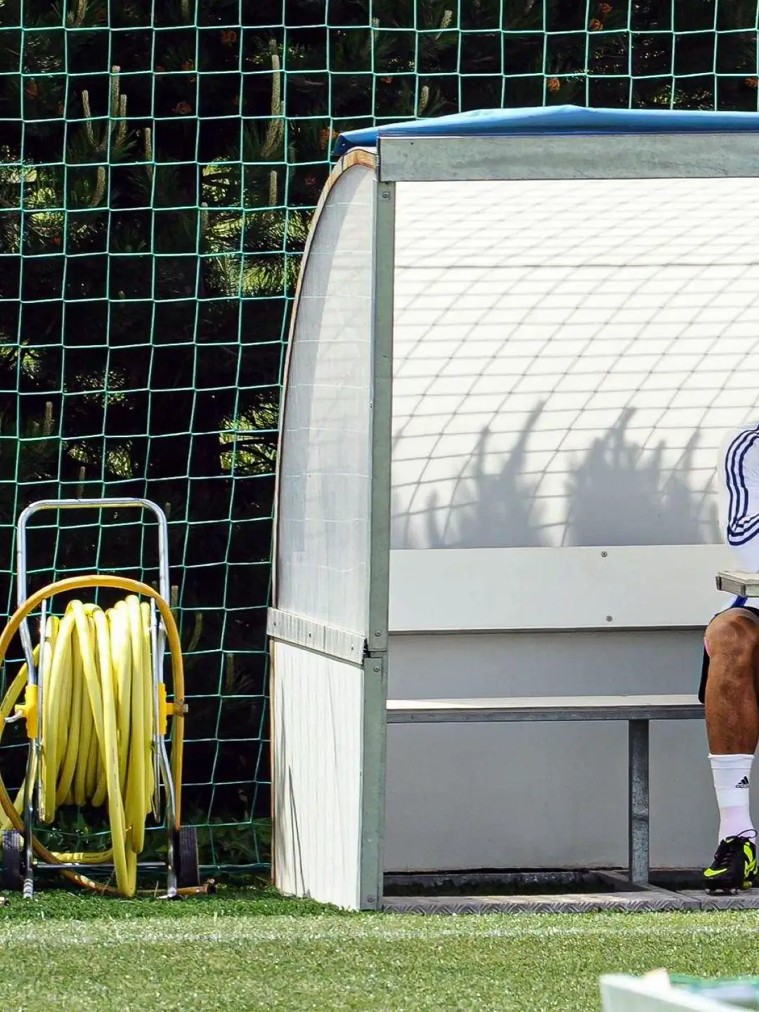 Ronaldo staring at the teammates from the bench | #ronaldo 