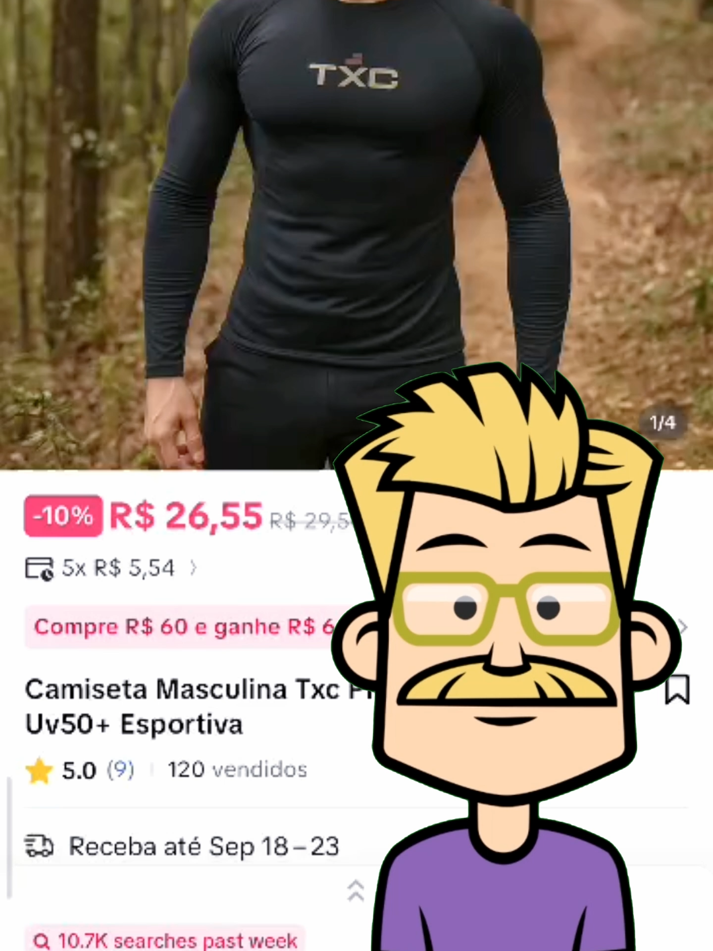 Camiseta Masculina TXC Proteção Térmica UV50+ Esportiva A Camiseta Masculina TXC com proteção térmica UV50+ é ideal para quem busca conforto, performance e estilo em suas atividades físicas ou no dia a dia. Produzida com tecido tecnológico de alta qualidade, oferece proteção contra os raios solares nocivos, ajudando a preservar a saúde da pele durante treinos ao ar livre. Além disso, seu design esportivo e moderno garante um caimento ajustado ao corpo, proporcionando liberdade de movimentos. Benefícios: Proteção UV50+ contra raios solares Tecnologia térmica que ajuda a manter o corpo na temperatura ideal Tecido leve, respirável e de secagem rápida Modelagem esportiva com ajuste perfeito Versátil para academia, corrida, ciclismo, treino funcional, caminhada e uso casual Essa camiseta é perfeita para homens que valorizam desempenho, proteção e praticidade, sem abrir mão de um visual moderno e masculino. Palavras-chave para pesquisa: camiseta masculina esportiva, camiseta TXC UV50+, camiseta de proteção solar masculina, camiseta para academia, camiseta térmica masculina, camiseta masculina fitness, camiseta esportiva para corrida, roupa masculina esportiva, camiseta masculina de treino, camiseta masculina secagem rápida. Hashtags: #CamisetaTXC #ModaEsportivaMasculina #CamisetaEsportiva #ProtecaoUV50 #CamisetaTermica #FitnessMasculino #RoupasEsportivas #AcademiaMasculina #ModaFitnessMasculina #TreinoComEstilo #CamisetaMasculina