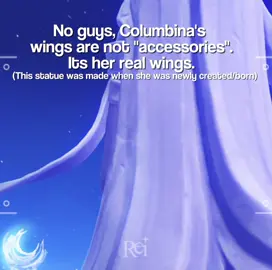 These are literally her real wings 🗣🗣 #GenshinImpact #fyp #columbina #viral #nodkrai 