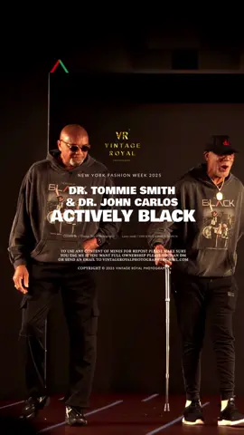 DR TOMMIE SMITH & DR. JOHN CARLOS ACTIVELY BLACK #NYFW ✊🏿🔥 . . . . . #fyp #fypシ #1968olympics #activelyblack 