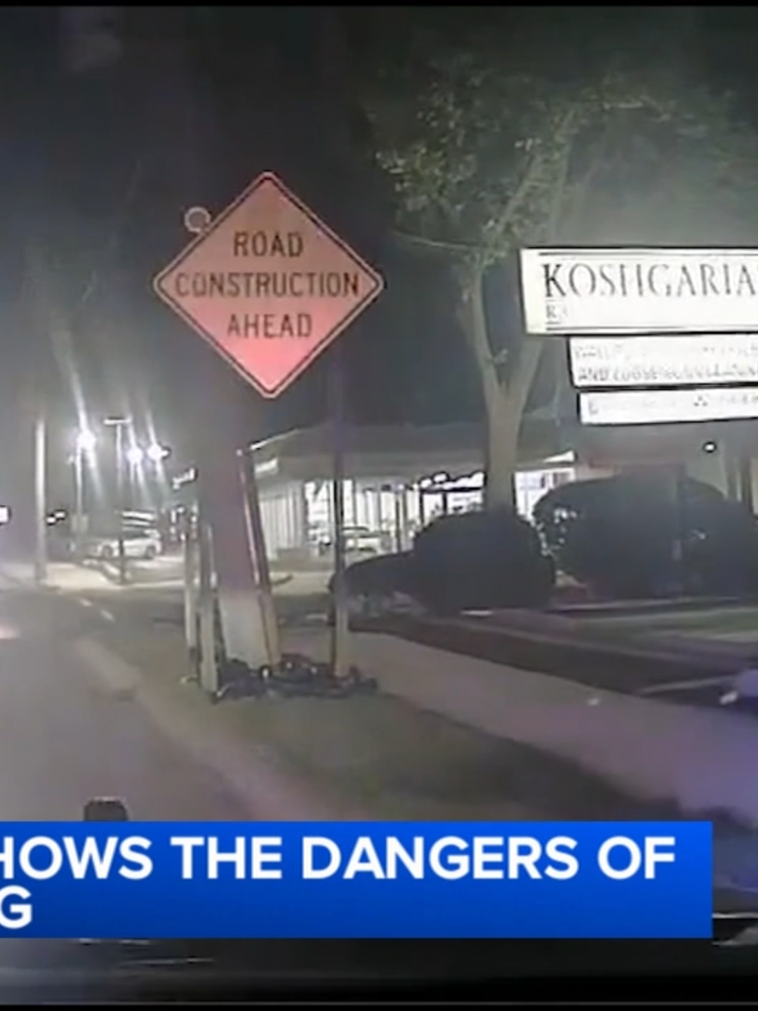 An alleged DUI driver nearly crashed into suburban police during Labor Day weekend. Hinsdale police released dashcam footage of the incident. Police did not provide the exact time or date of when the incident happened. The video shows as an alleged impaired driver nearly crashes head-on into a police officer.