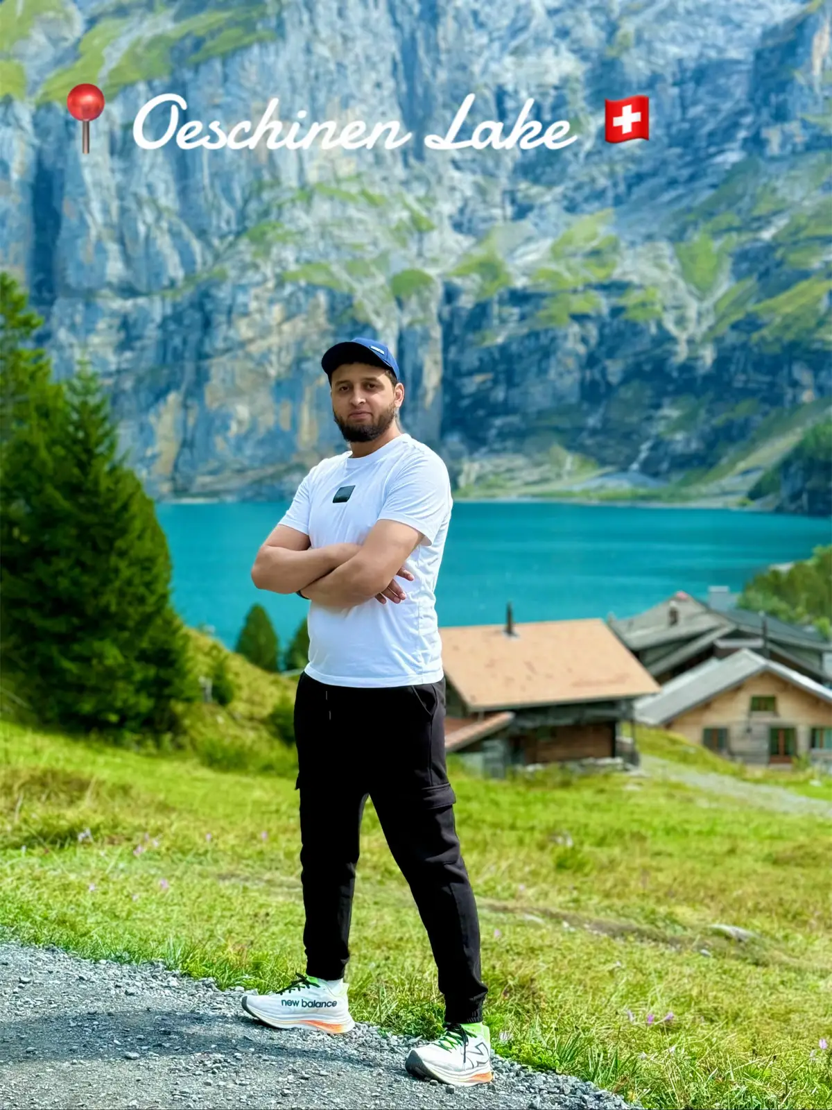 #swizerland🇨🇭 #travel #tik_tok #waterfalls #oeschinenseelake 