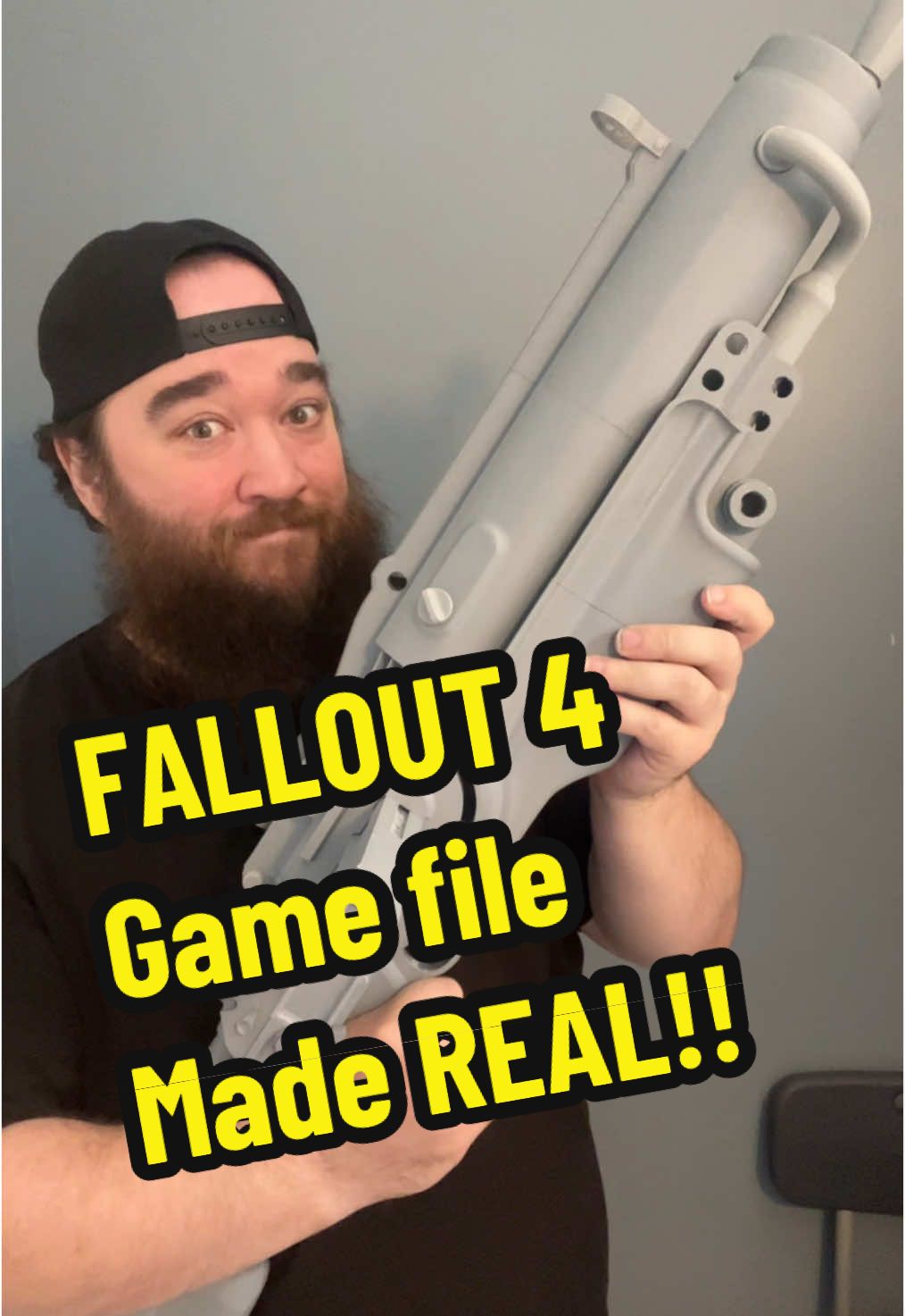 Having a 3d printer as a nerd is SO wonderful #fallout #fallout4 #3dprinting #blender  #3dprinted #propmaking #cosplay #scifi #3dmodeling #fyp #geek #creality #gamertiktok 