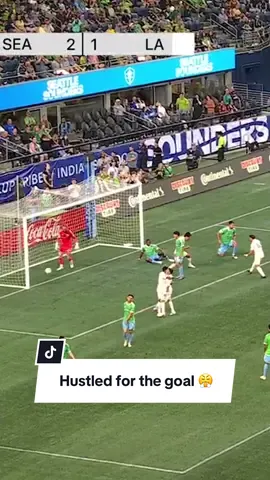 Hustled for the goal 😤 #lagalaxy #MLS #Soccer #futbol #tiktoksports 