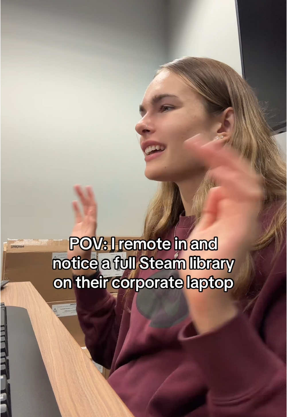 sir pls minimize counterstrike for me #techtok #corporate #steam 