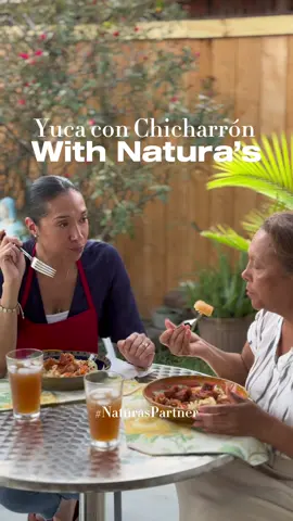 Real ones know: yuca con chicharrón hits different🇭🇳💛 ✔️ Boil yuca until super soft ✔️ Crisp the chicharrón ✔️ Top it with cabbage and Salsa Ranchera from @Naturalmente Naturas  We used Natura’s to save time and still got all the flavor. Want to share your family recipe too? Post it with #1000RecetasChallenge! #NaturasPartner #NaturasUSA Un paquete. Mil posibilidades.