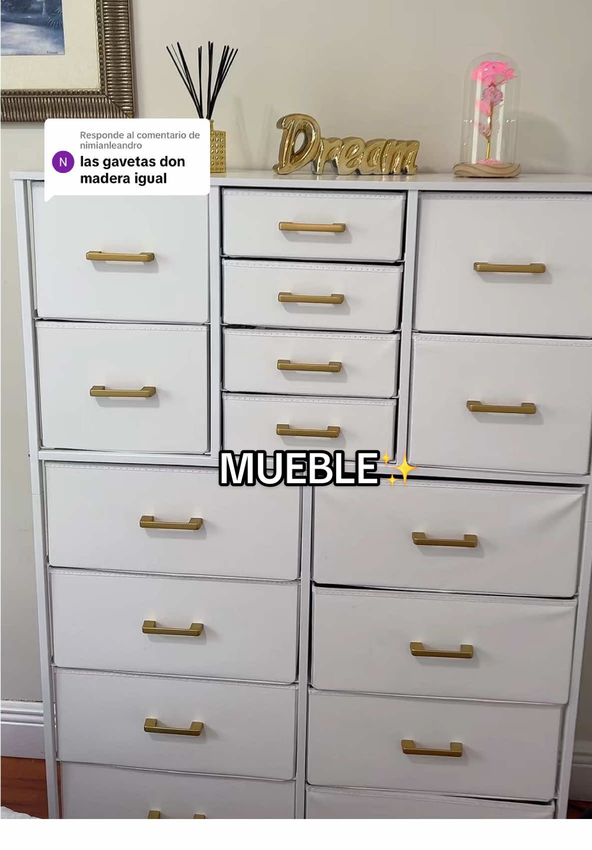 Respuesta a @nimianleandro mueble con 16 gavetas ✨🙌🏼 práctico , bonito y útil! #mueble 