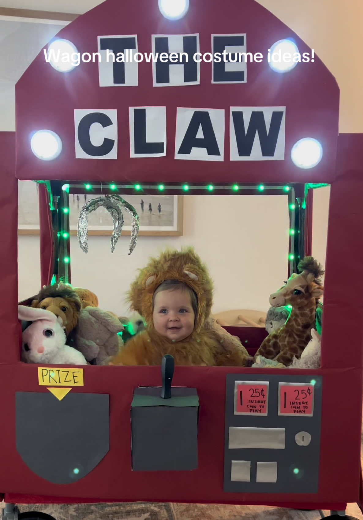 Decorating the wagon for Halloween is now a yearly tradition! It’s going to be hard to top the first two years. The claw & Nemo fish tank! What should we do this year?! Drop your ideas below. #halloweencostume #funnyhalloweenideas #halloween2025 #wagoncostume 
