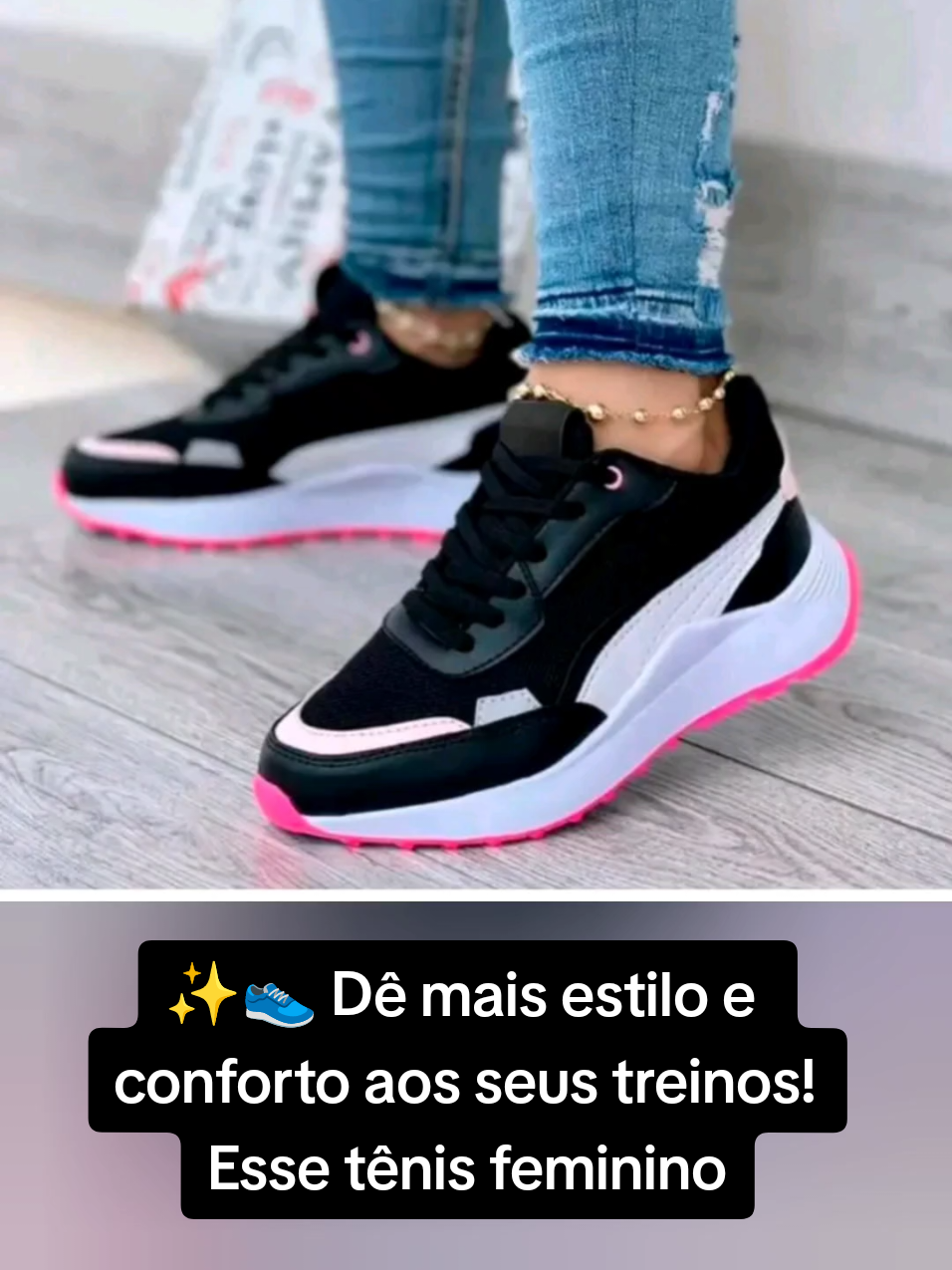 ✨👟 Dê mais estilo e conforto aos seus treinos! Esse tênis feminino colorido é perfeito para quem busca unir moda e praticidade no dia a dia. Ideal para academia, caminhada e treino em qualquer estação do ano, ele garante leveza, respirabilidade e muito conforto para seus pés. 🌟 Destaques: ✔️ Design moderno e estiloso ✔️ Super confortável para longas caminhadas ✔️ Versátil – combina com looks casuais e esportivos ✔️ Perfeito para academia e atividades fit 👉 Garanta já o seu e treine com muito mais estilo e energia! #tenis #tenisfeminino #academia #tiktokshop 