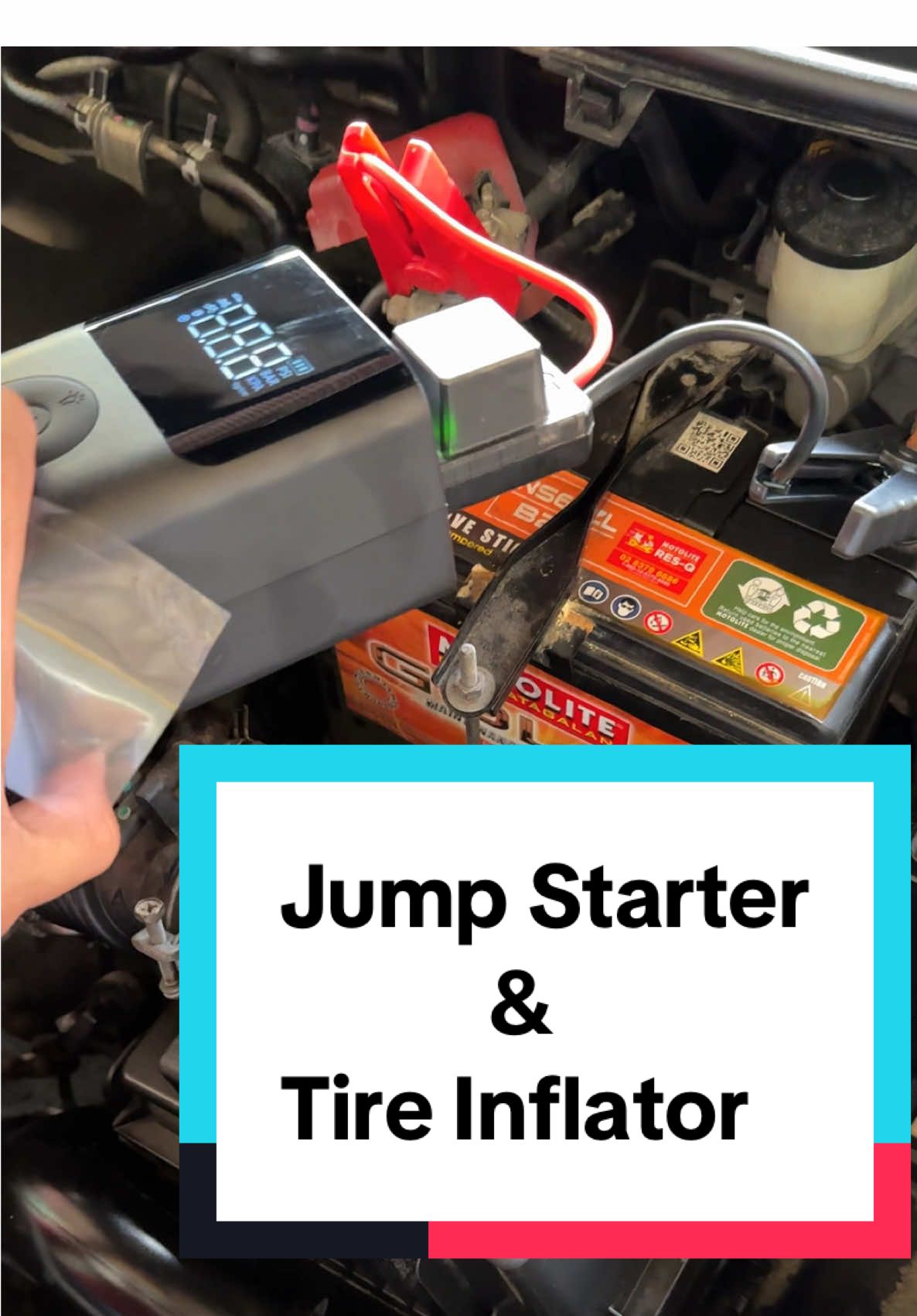 High Power 4 in 1 Jump Starter #caracccessories #jumpstarter #carstarter 