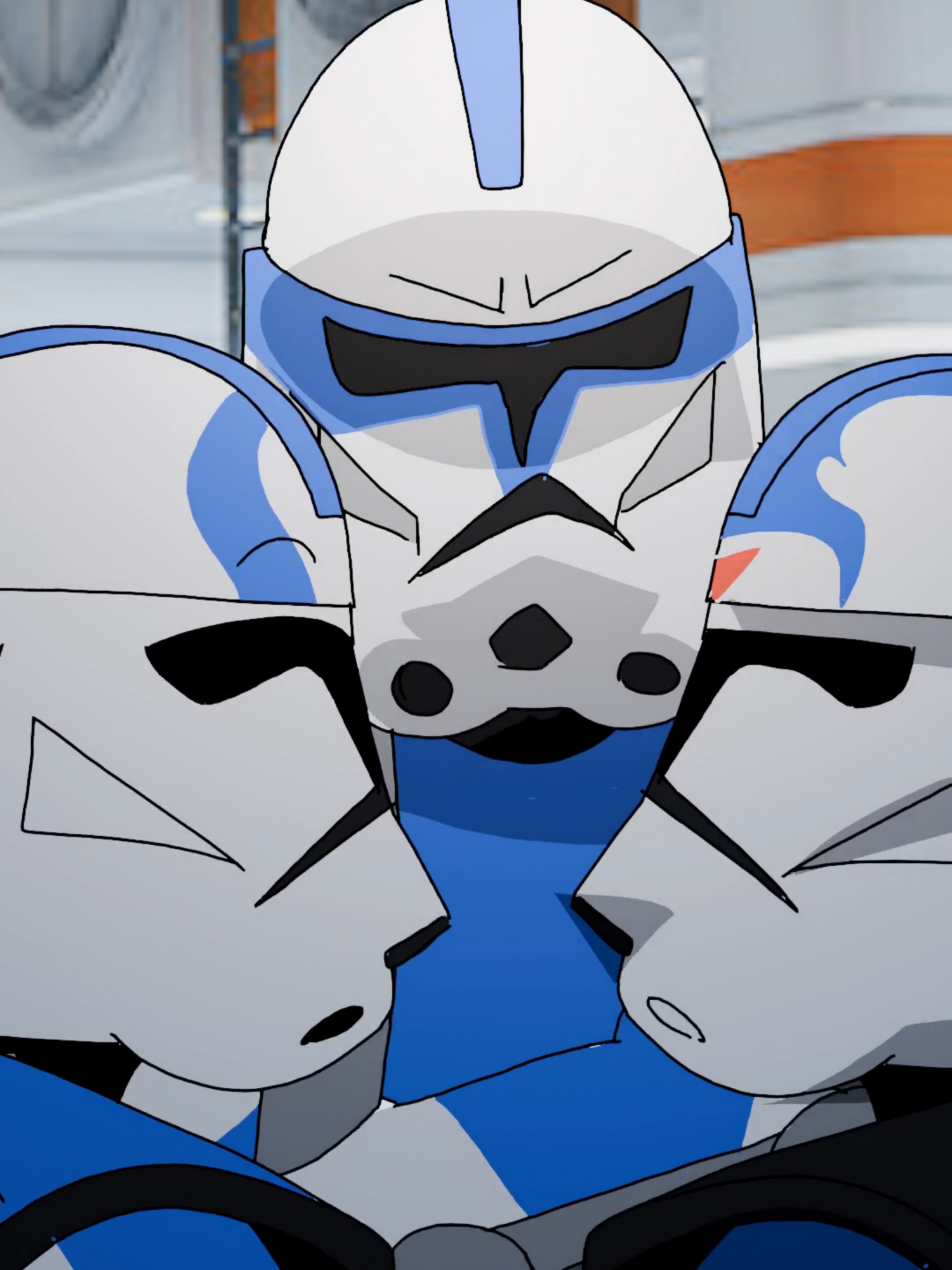 No ones turn on the braincell. #starwars #clonewars #501 #arctrooperfives #starwarsmemes #animation #clonewarsmemes  I could have done this audio with a few characters but the fact Echo actually loses his legs makes it funnier. Do not mind all the coloring errors. Busy week for me. ;-;