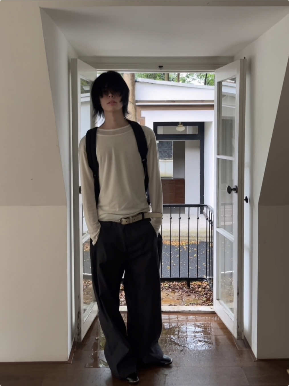 when it rains #outfit #OOTD 