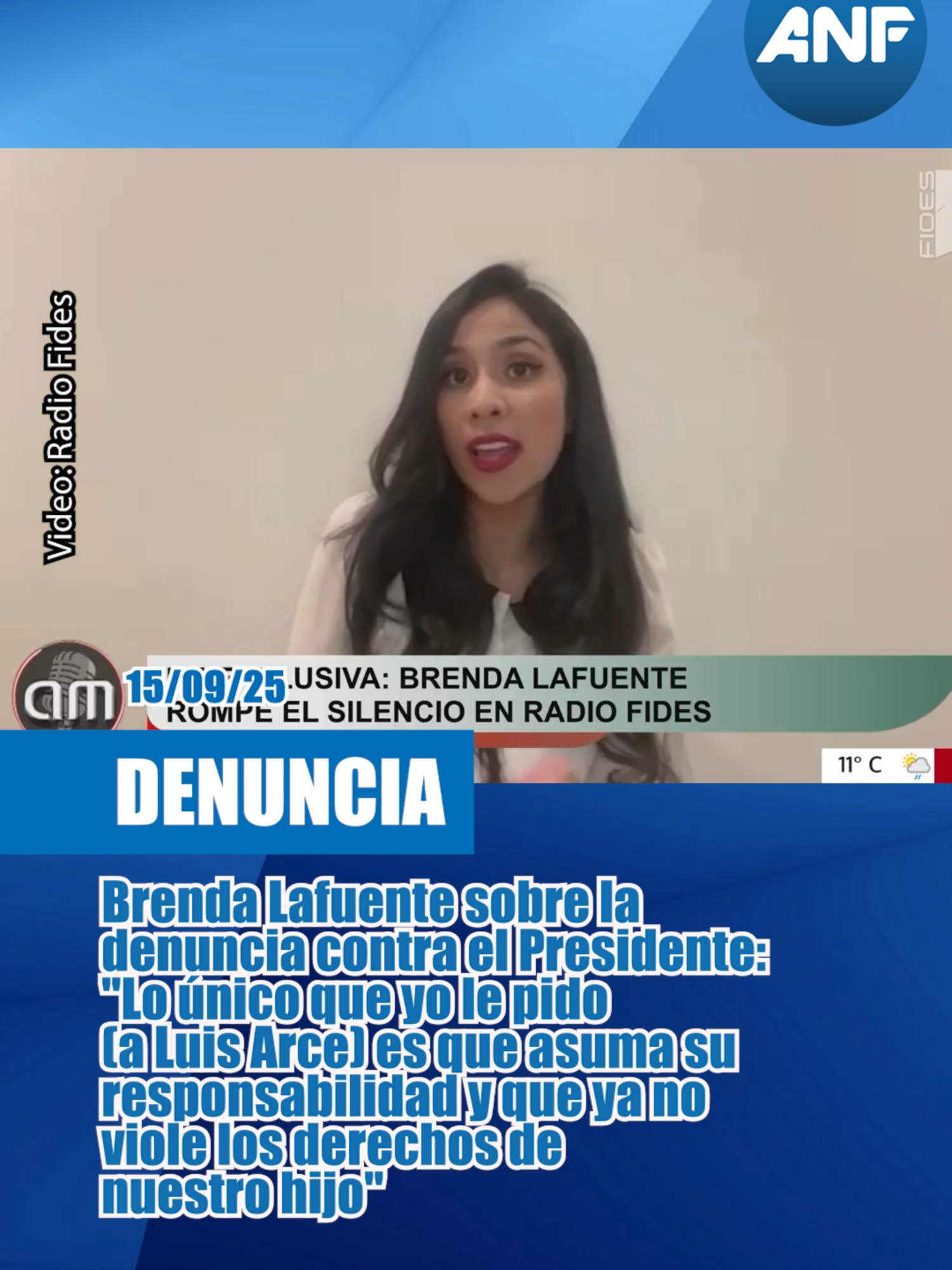 #ANF | Brenda Lafuente, exdirectora de la AJAM, reapareció y aseguró que tiene un hijo con el presidente #LuisArce. Además, denunció una serie de irregularidades en el proceso que sigue en el Ministerio Público contra el primer mandatario sobre la denuncia por abandono. #Noticias #NoticiasBolivia #Bolivia