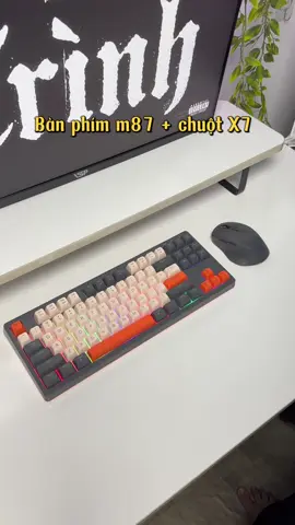 Combo bàn phím + chuột không dây cho ae học sinh,sinh viên,làm việc văn phòng nè.#banphim #chuotkhongday #banphimkhongday #phimchuotvanphong 