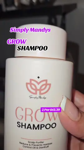 champú para el cuidado del cabello #simplymandys #setof2 #simplygrow #activatingshampoo #cabellosaludable 