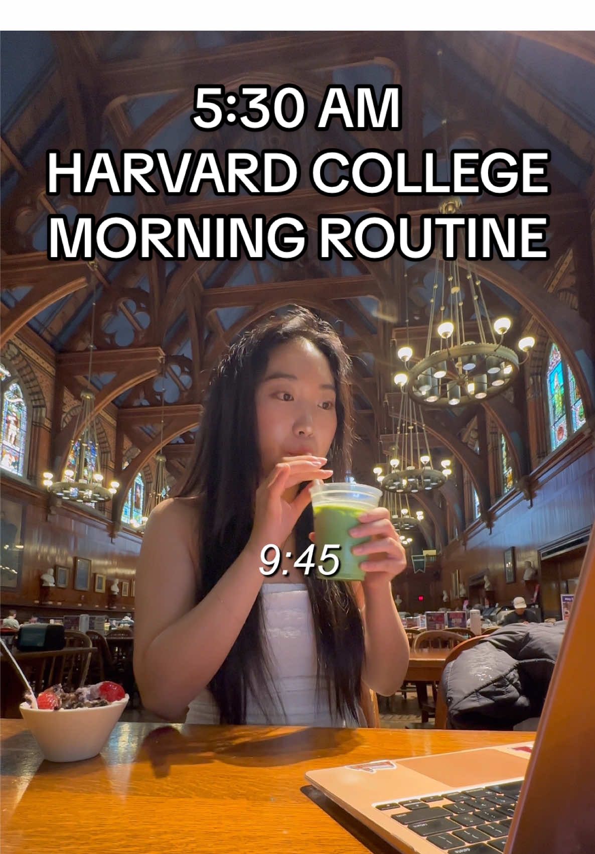 5:30am harvard productive morning routine #Vlog #college #morningroutine #dayinmylife #grwm @Victoria’s Secret pajamas @csb workout top @functionofbeauty shampoo @SK-II essence @SKINTIFIC Official cream, cushion @Innisfree US sunscreen @M.A.C Cosmetics Store setting spray @Benefit Cosmetics highlighter, mascara, lip tint @shu uemura brow pencil @SHISEIDO lash curler