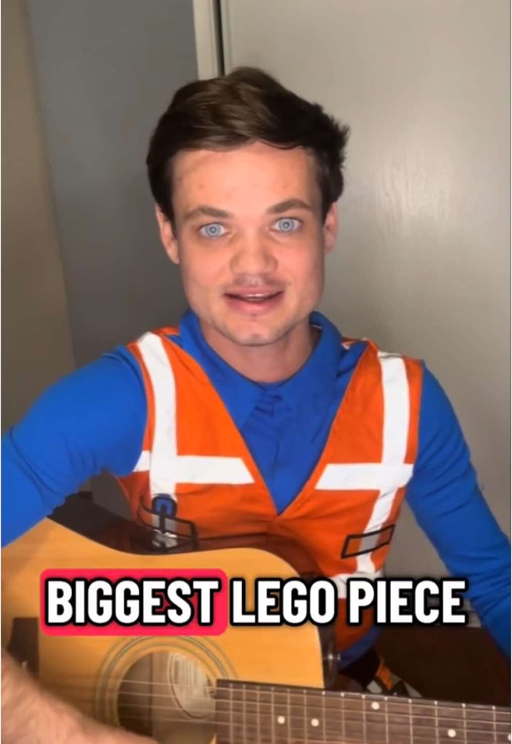 Biggest Lego Piece 😃🎶 #orginalsong #emmet #lego #biggestlegopiece #song 